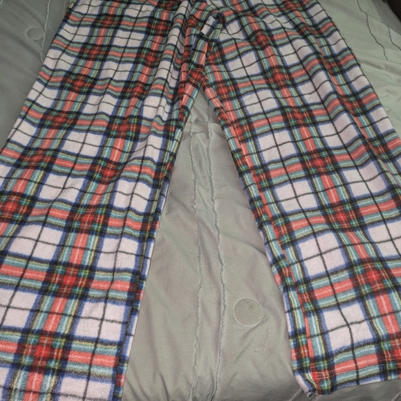 Unisex Flannel Pajama Bottoms Sz. L - Picture 4 of 7